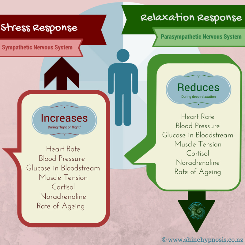Shine Hypnosis Stress Infographic